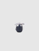 Ballerines navy à nœuds imprimés bébé fille-3