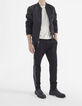 Bomber réversible dark purple et noir nylon Homme-6