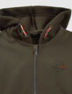 Boys&rsquo; khaki fleece-backed cardigan-2