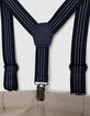 Pantalón ceremonia beige rayas tirantes bebé niño-5