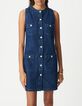 Robe housse en jean bleu waterless poches-2
