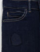 Jean SLIM brut avec badge et broderie garçon-8