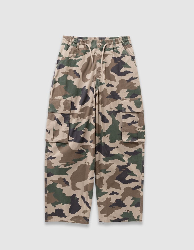 Pantalon battle beige motif camouflage garçon-4 Pantalon battle beige motif camouflage garçon-4