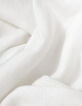 Woman's white zipped cardigan-4