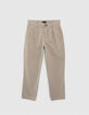 Beige Jungen-Chinohose-3