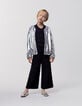 Bomber silver sequins brodés fille-3