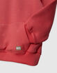 Boy's red palm hoodie-5