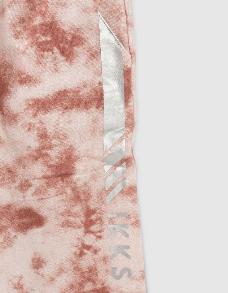 Jogging sport écru imprimé tie and dye fille -5