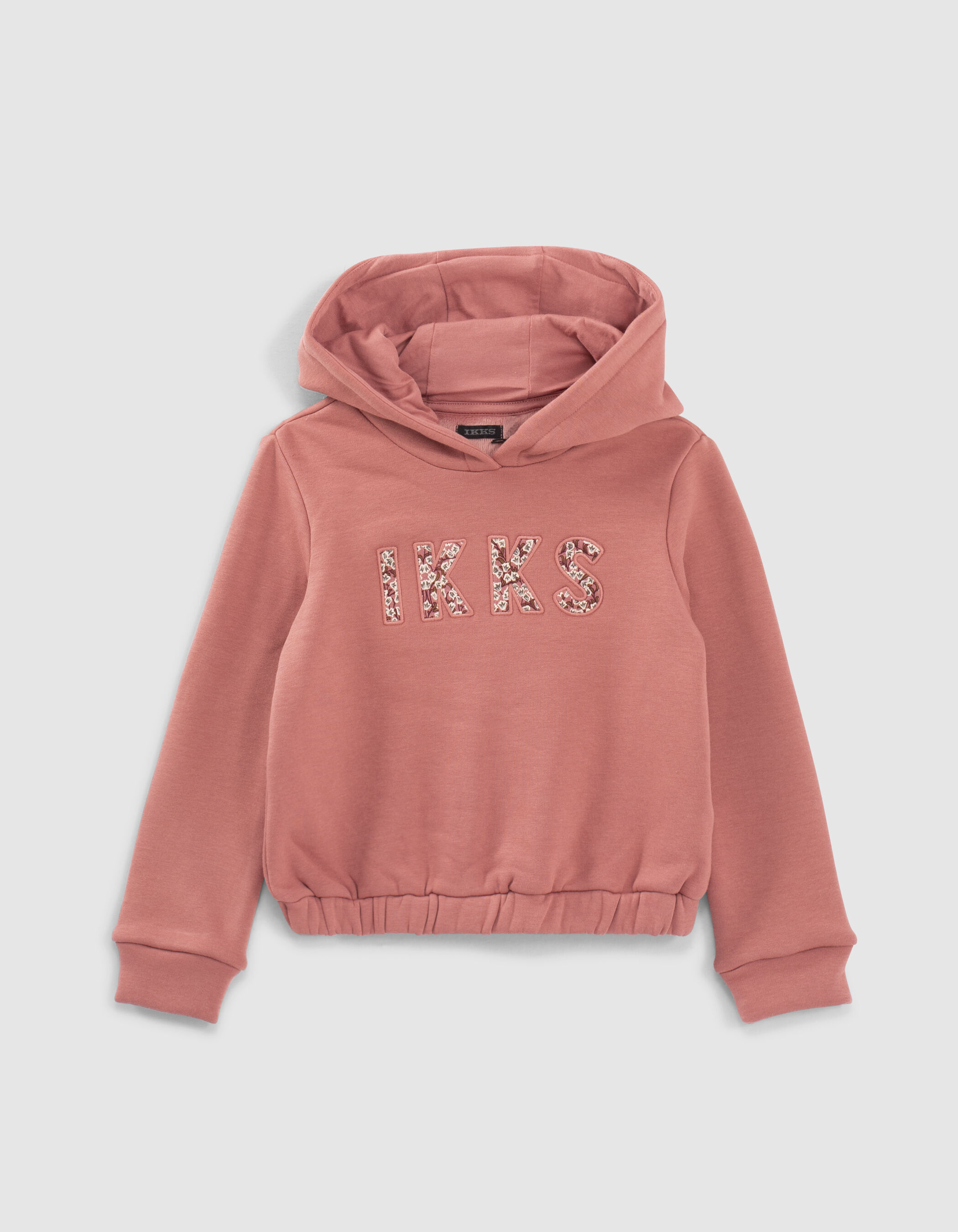 Girls rosewood hoodie with googles