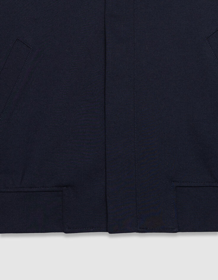 C&aacute;rdigan cremallera azul marino cuello teddy hombre-8