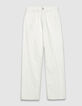 Jean droit blanc 7/8e Anders Femme-6