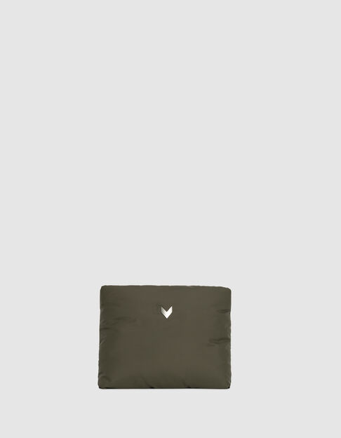 Pochette kaki nylon matelassé Femme - IKKS