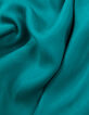 Smaragdgr&uuml;nes Damen-Satin-Top Nieten an den Schultern-7