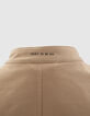 Kort beige jack ritszakken Heren-7