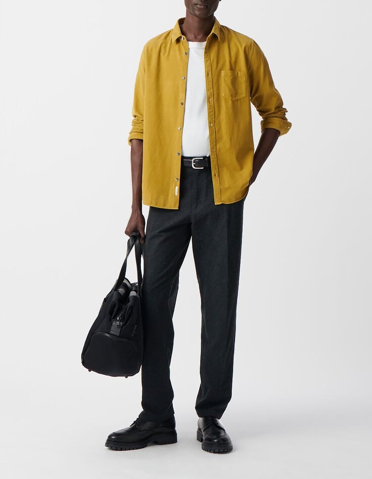 Camisa REGULAR liquen terciopelo milleraies Homme-2