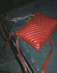 Women’s red croc-embossed leather 1440 Reporter clutch bag-2