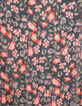 Women’s floral print fine scarf with tassels-2