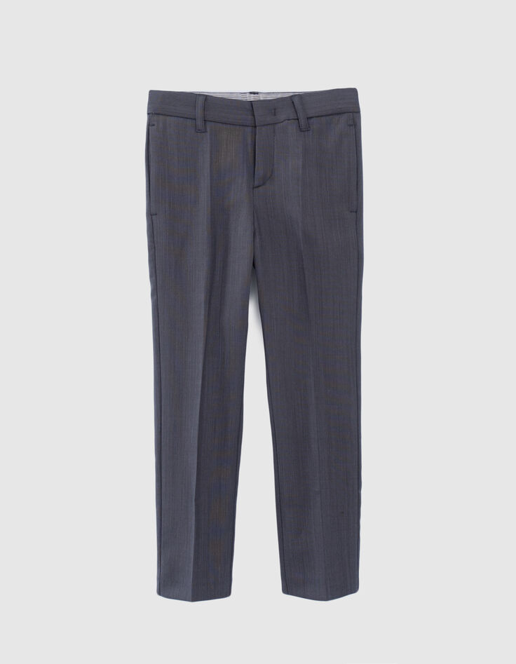 Pantalon de costume marine faux-uni garçon-1