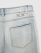 White Blue Mom-Mädchenjeans -6