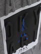 T-shirt gris visuel polaro&iuml;d emboss&eacute; gar&ccedil;on-5