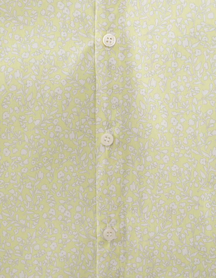 Overhemd lemon bloemenprint jongens - IKKS