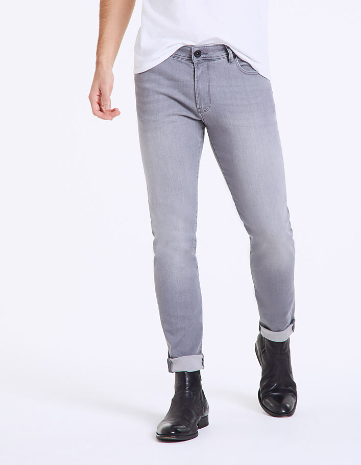 Men’s dark grey Sonoma skinny jeans - IKKS