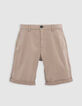 Men’s sand TAPERED CHINO Bermudas-5