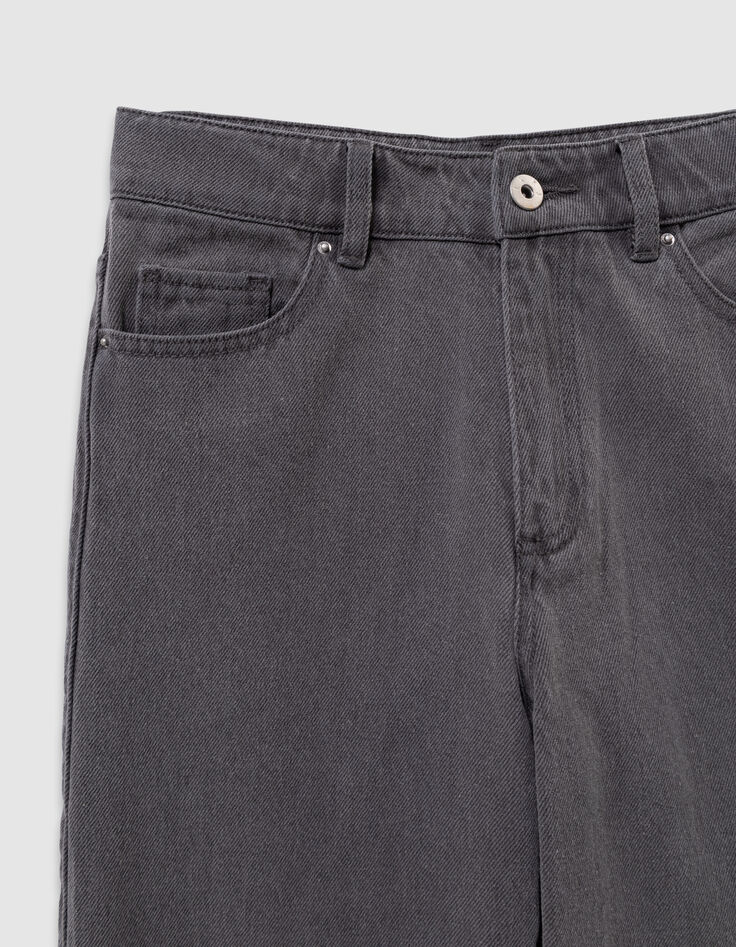 Girls’ grey gaucho jeans-5