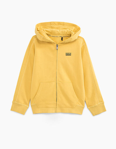 Geel sweatvest Essentiel bio jongens - IKKS