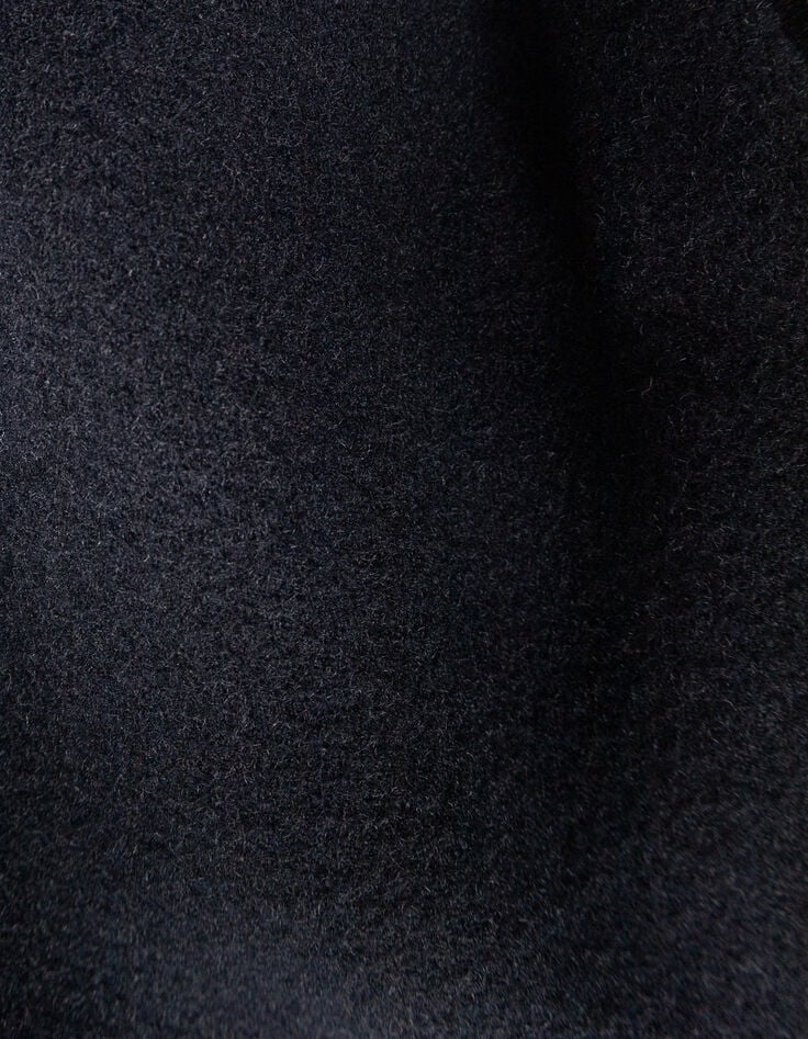 Cárdigan negro botones punto suave niña-9 Cárdigan negro botones punto suave niña-9