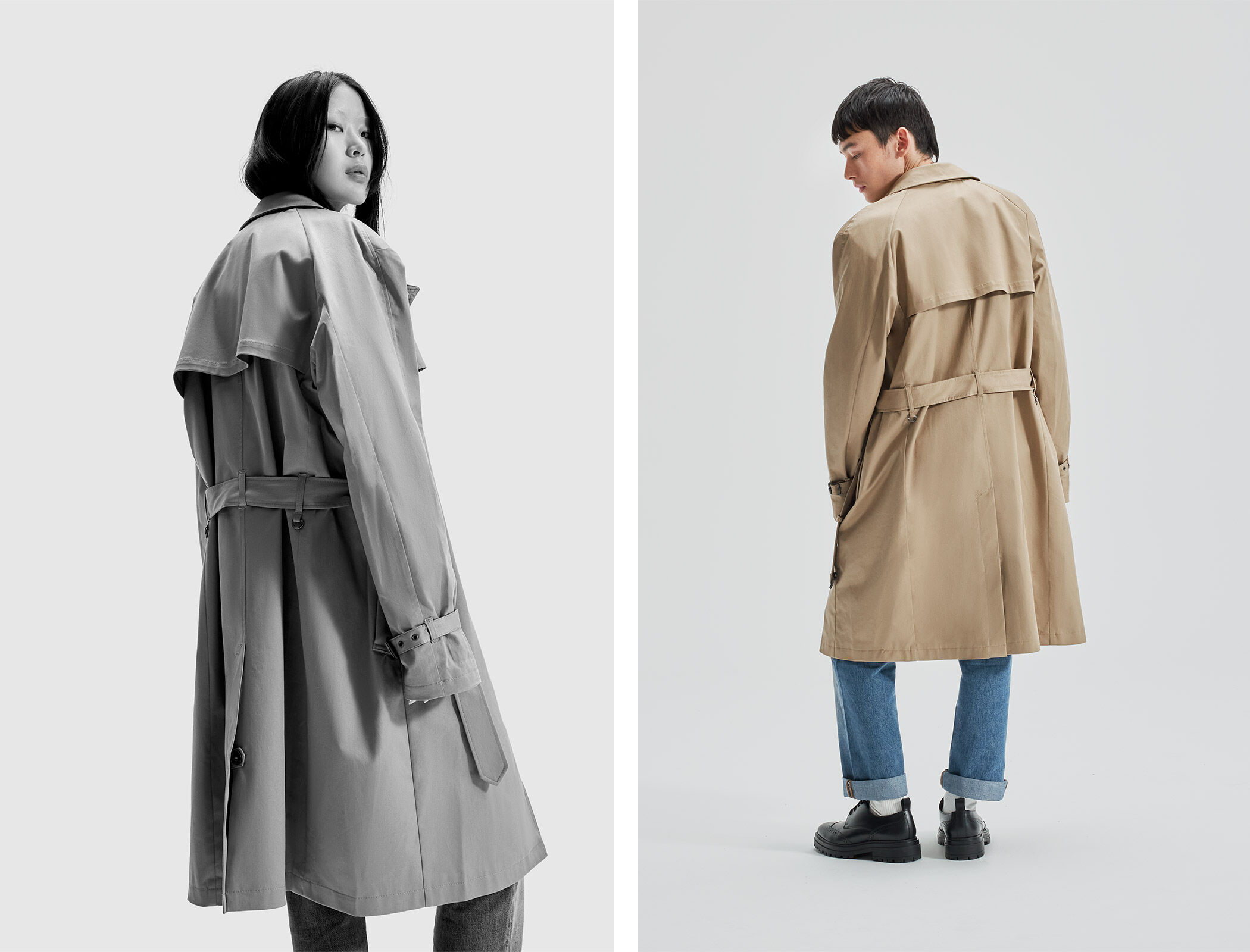 Unisex trench coat online