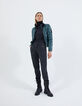 Kurze Damensteppjacke mit hohem Kragen-7