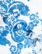 Robe LENZING&trade; ECOVERO&trade; imprim&eacute; fa&iuml;ence bleu Femme-4