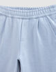 Pantalon de costume bleu maille chinée garçon-5