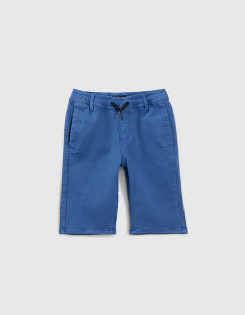 Boys’ electric blue elasticated waist Bermuda shorts