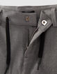 Boys’ grey BAGGY trousers with combat pockets-6