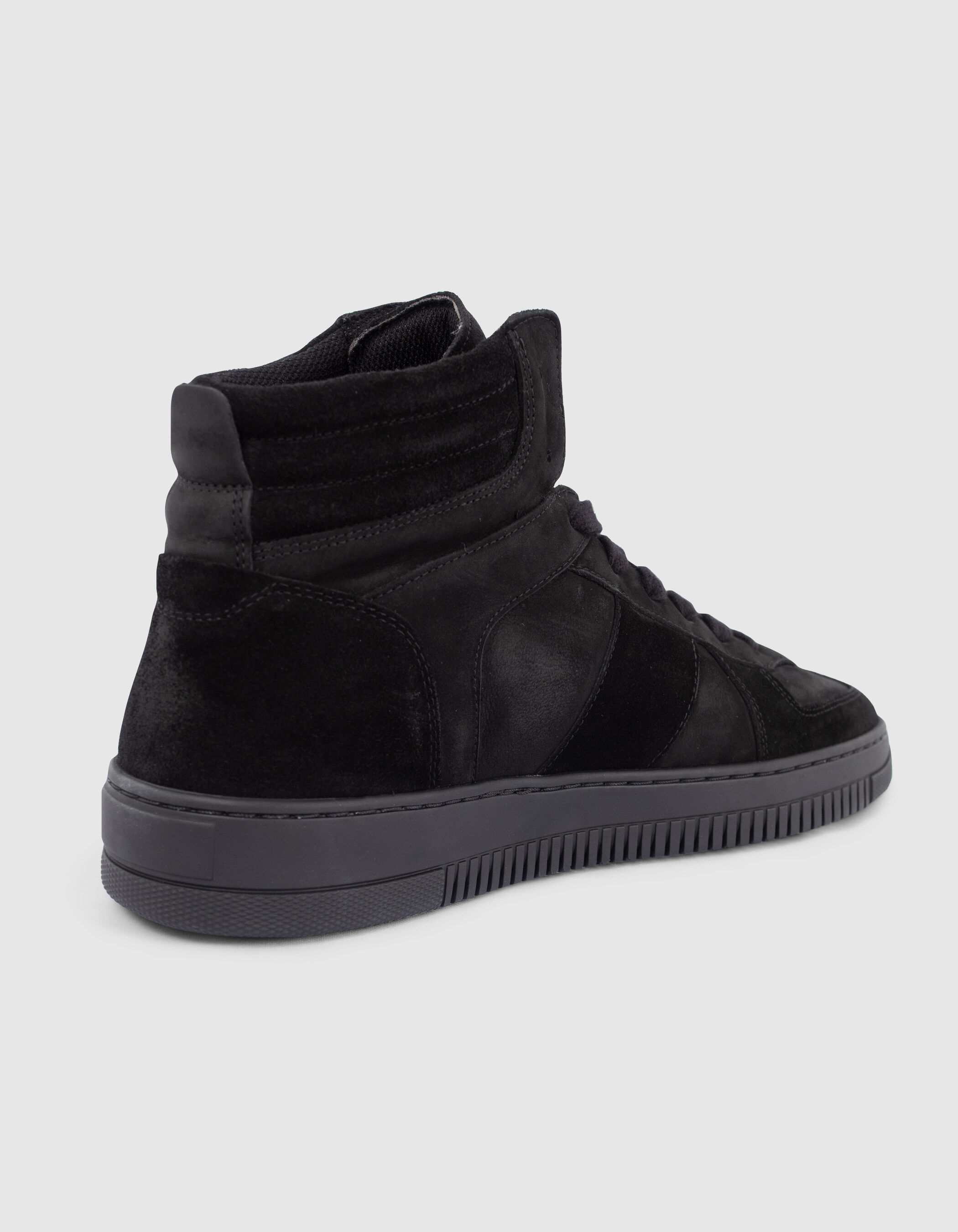 Hoge zwarte sales sneakers heren