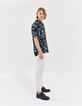Camisa REGULAR azul marino Ecovero® maxi flores Hombre-6 Camisa REGULAR azul marino Ecovero® maxi flores Hombre-6