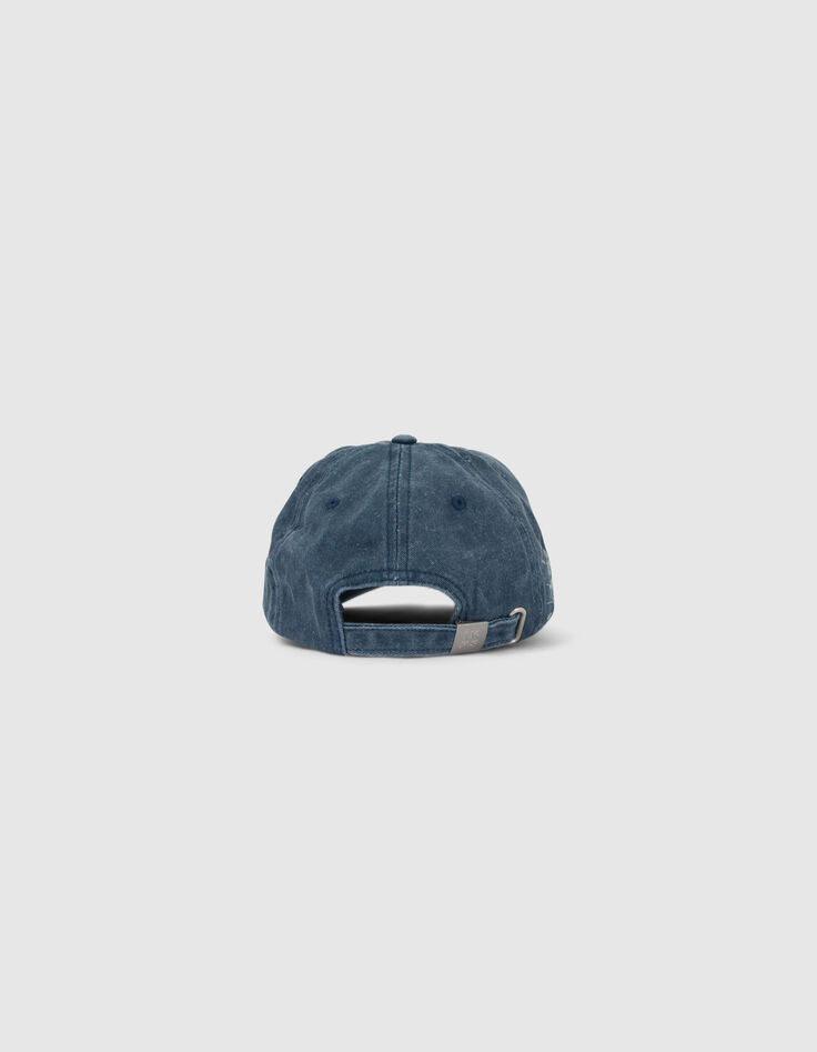 Gorra azul marino K bordada niño-4