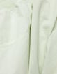 Tee-shirt oversize vert coton bio bi-mati&egrave;re Femme-9