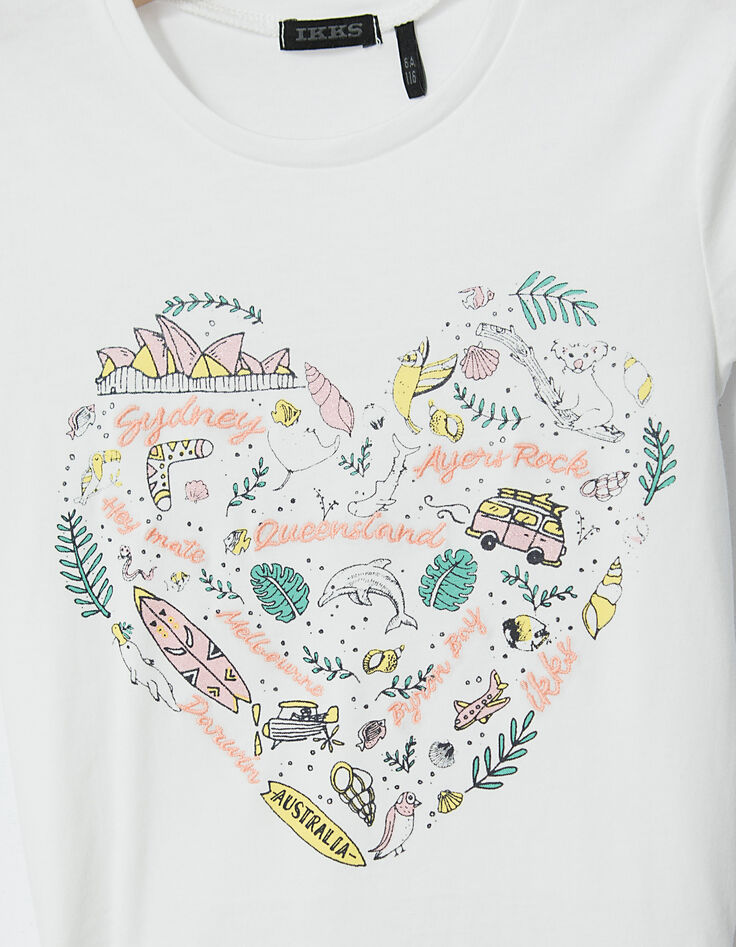 Camiseta corazón niña-2 Camiseta corazón niña-2