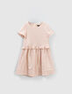 Shimmering Powder Pink Dress for Girls-1
