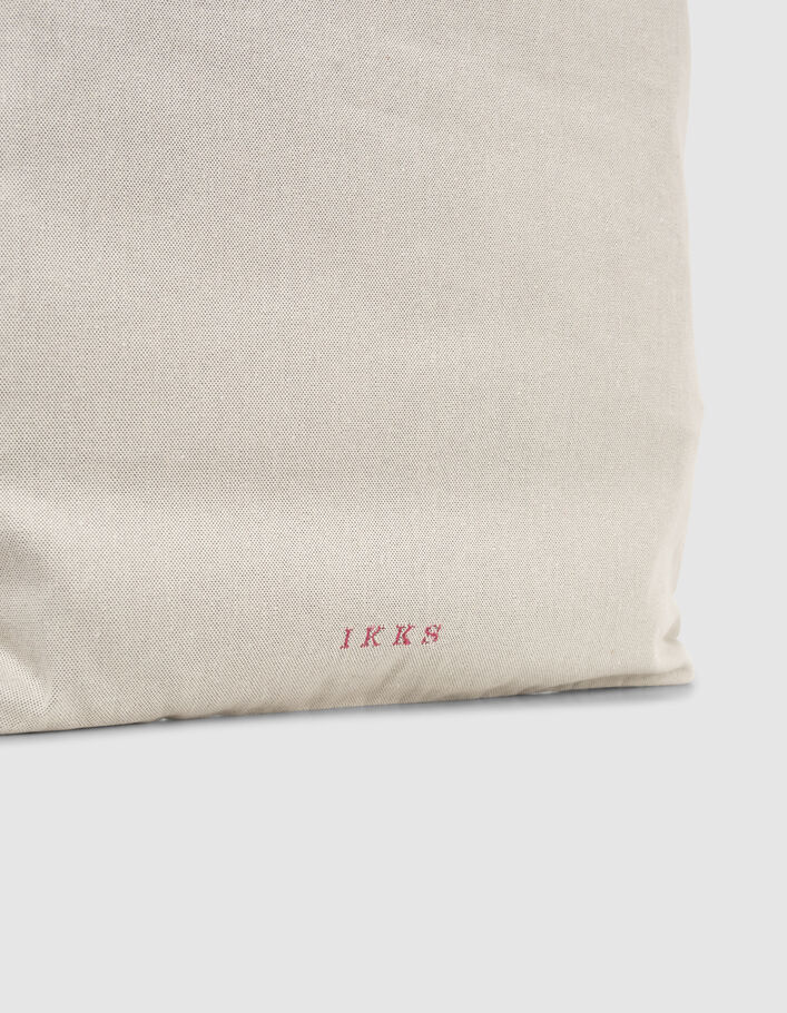 Women’s ecru tote bag made in France-5