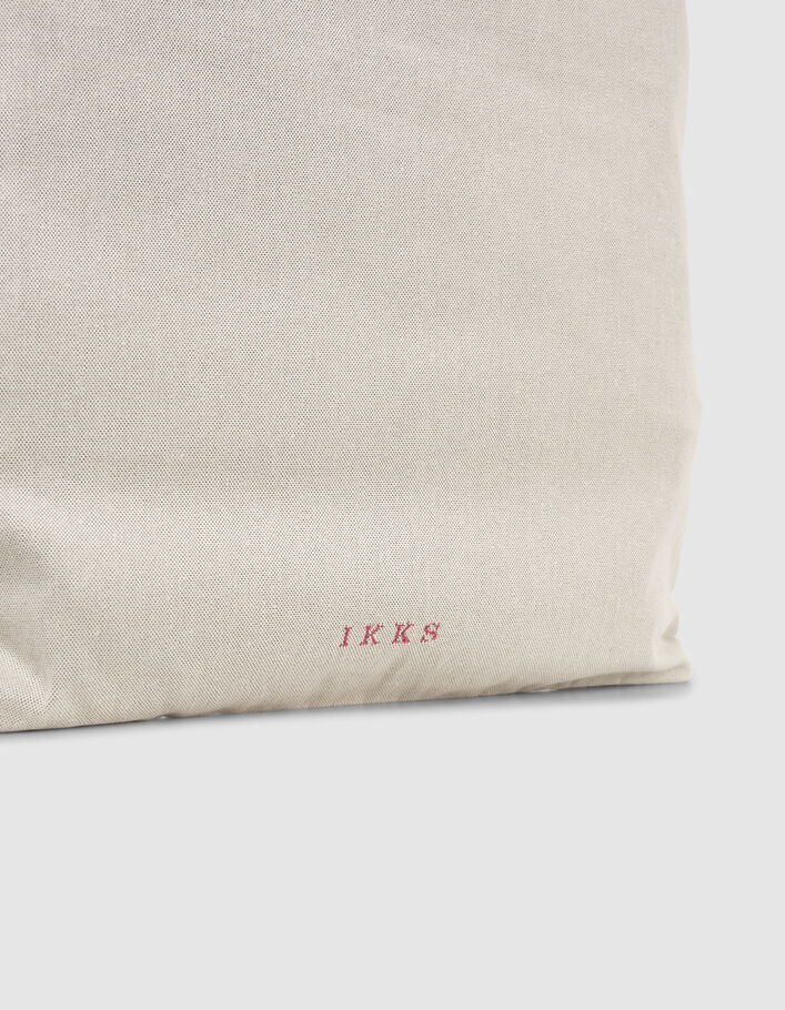 Women’s ecru tote bag made in France-5