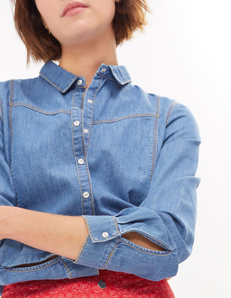 I.Code authentic denim shirt-2