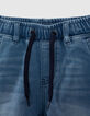 Boys’ comfy denim Bermuda shorts with elasticated waist-3