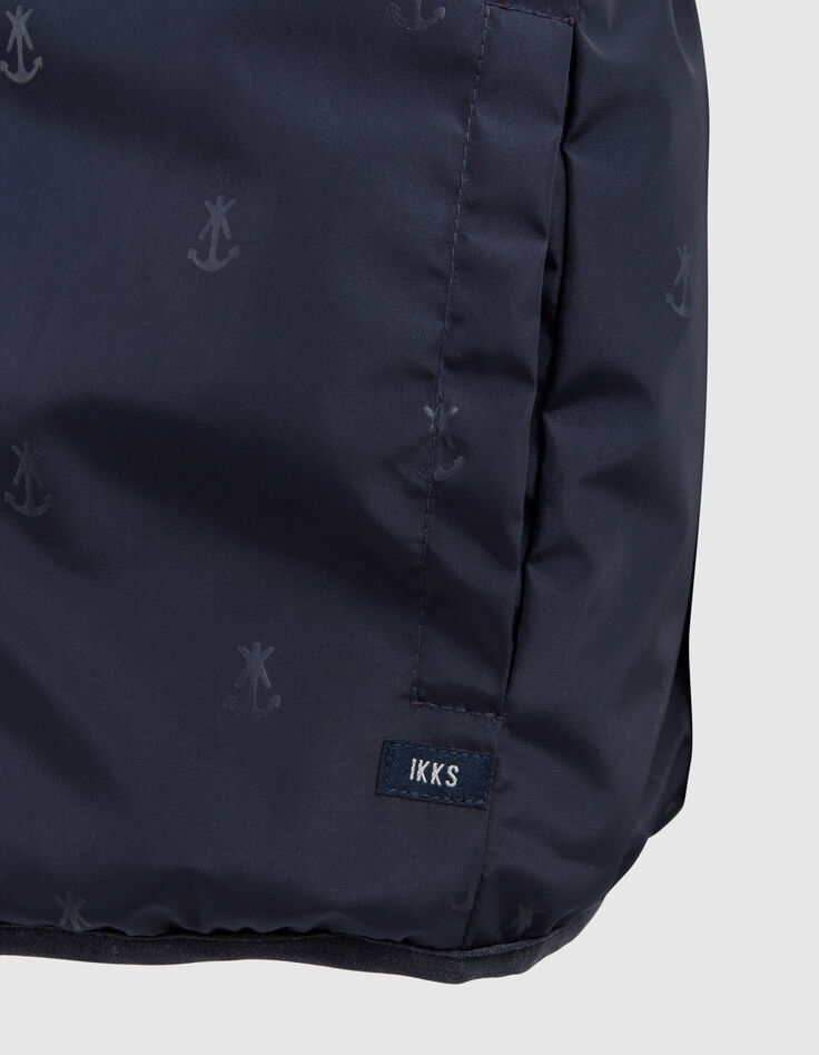 Ärmellose Jungen-Wendesteppweste Marineblau/Rot-4