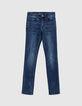 Blue Vintage Skinny-Jungenjeans-1