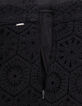 Women’s black crochet wide-leg trousers-7
