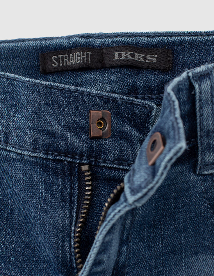Jean straight medium blue lignes lat&eacute;rales gar&ccedil;on -4